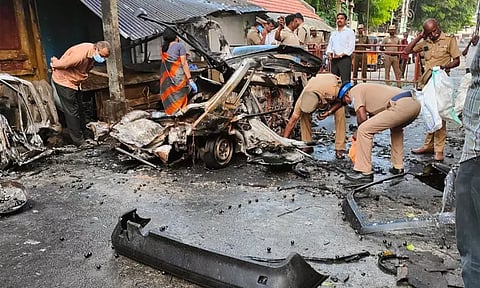 கோவை கார் வெடிப்பு சம்பவம்: கைதான 6 பேரை காவலில் எடுக்க என்.ஐ.ஏ. அதிகாரிகள் நாளை மனுத்தாக்கல்?