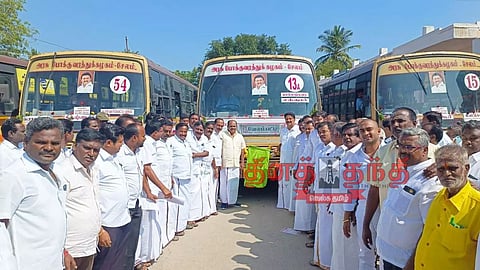 புதிய வழித்தடங்களில் 4 பஸ்கள் இயக்கம்