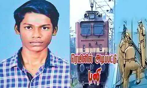 ஆவடி ரெயில் நிலையம் அருகே எக்ஸ்பிரஸ் ரெயிலில் அடிபட்டு பாலிடெக்னிக் மாணவர் பலி; தற்கொலையா? போலீஸ் விசாரணை