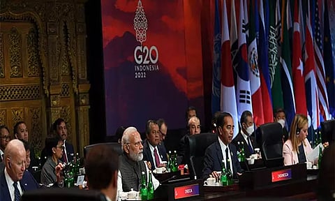 'இன்றைய உர தட்டுப்பாடு, நாளைய உணவு தட்டுப்பாட்டிற்கு வித்திடும்': ஜி20 மாநாட்டில் பிரதமர் மோடி பேச்சு