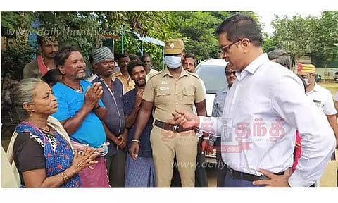 கே.வி.குப்பம் தாலுகாவில் கலெக்டர் திடீர் ஆய்வு