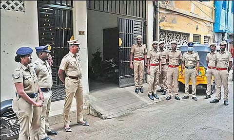 என்.ஐ.ஏ. வழக்கு தொடர்பாக சென்னையில் 4 இடங்களில் போலீசார் அதிரடி சோதனை