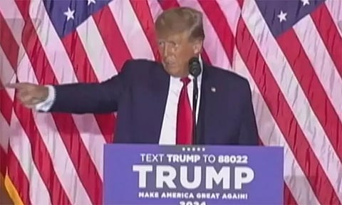 அமெரிக்க அதிபர் தேர்தலில் மீண்டும் போட்டியிட உள்ளதாக டொனல்டு டிரம்ப் அறிவிப்பு