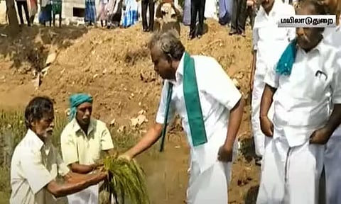 "மயிலாடுதுறையை பேரிடர் பாதித்த மாவட்டமாக அறிவிக்க வேண்டும்" - விவசாய சங்க ஒருங்கிணைப்புக் குழு தலைவர் பி.ஆர்.பாண்டியன் வலியுறுத்தல்