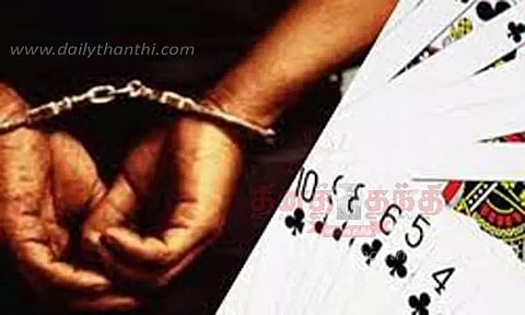 தூத்துக்குடியில் சூதாடிய 5 பேர் கைது