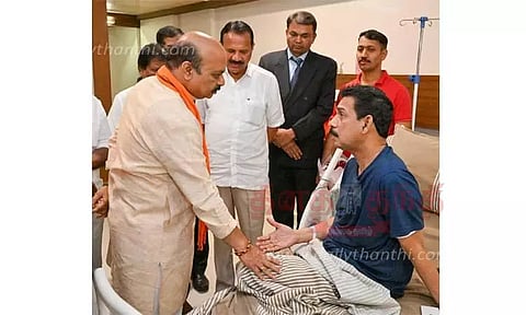 நளின்குமார் கட்டீல், உடல்நலக்குறைவால் ஆஸ்பத்திரியில் அனுமதி