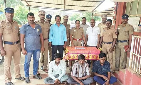 திண்டிவனம் பகுதியில் கைவரிசை காட்டிய 3 கொள்ளையர்கள் கைது 36 பவுன் நகை பறிமுதல்