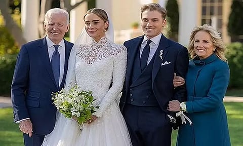ஜோ பைடன் பேத்திக்கு வெள்ளை மாளிகையில் திருமணம்: எளிமையான முறையில் நடந்தது