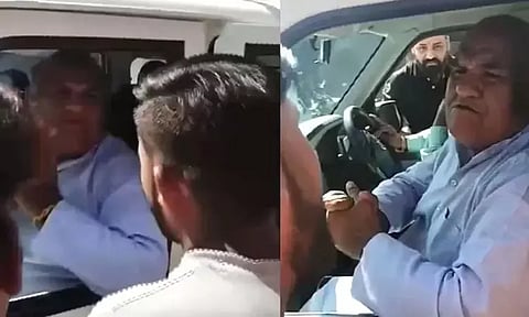 டீ குடித்துவிட்டு பணம் தராத பா.ஜனதா எம்.எல்.ஏ.நடுரோட்டில் காரை மறித்த டீ வியாபாரி