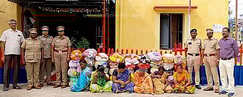 ஒரு டன் ரேஷன் அரிசி பறிமுதல்