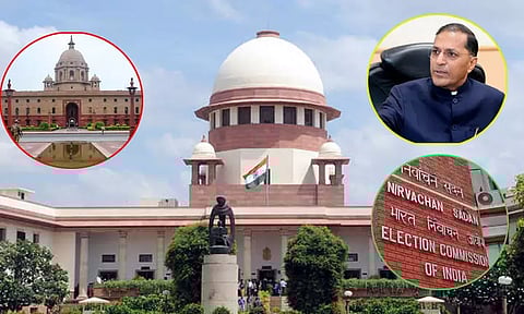 மத்திய அரசு பணியில் இருந்து விருப்ப ஓய்வு பெற்ற மறுநாளே தேர்தல் ஆணையராக நியமனம் - அறிக்கை கேட்ட சுப்ரீம் கோர்ட்டு...!