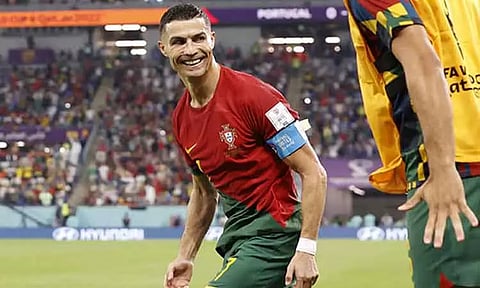 5 உலக கோப்பை தொடர்களில் கோல் அடித்த முதல் வீரர் - ரொனால்டோ புதிய சாதனை