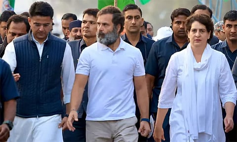 மத்திய பிரதேசத்தில் ராகுல் காந்தியுடன் இணைந்து பிரியங்கா காந்தி நடைபயணம்....!