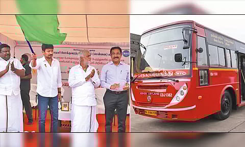 மெட்ரோ ரெயில்களில் இருப்பது போல மாநகர பஸ்களில் பஸ் நிறுத்தத்தை முன்கூட்டியே அறிவிக்கும் வசதி