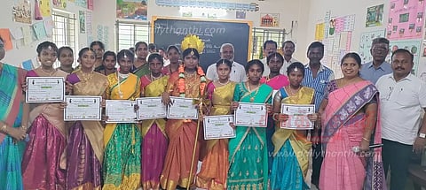 குமாரபாளையம் நகராட்சி நடுநிலைப்பள்ளியில் கலைத்திருவிழா