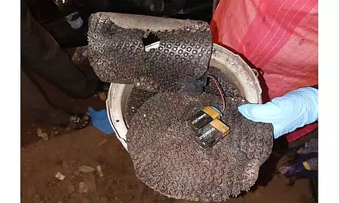 சார்மடி வனப்பகுதியில் வெடிகுண்டு சோதனையா?