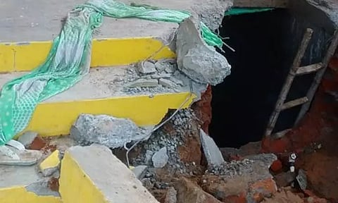 மளிகைக்கடையில் கழிவுநீர் தொட்டியை சுத்தம் செய்த 2 தொழிலாளர்கள் விஷவாயு தாக்கி பலி...!