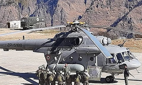 சீனாவில் இருந்து 100 கி.மீ. தொலைவில் இந்திய-அமெரிக்கா கூட்டு ராணுவ பயிற்சி