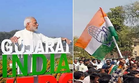 குஜராத் தேர்தலில் போட்டியிடும் 456 கோடீஸ்வர வேட்பாளர்கள் - முதல் இடத்தில் பா.ஜ.க. வேட்பாளர்