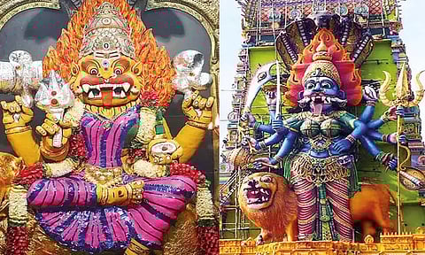 பயத்தை விலக்கும் பிரத்தியங்கிரா தேவி