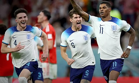 உலகக்கோப்பை கால்பந்து: வேல்ஸ் அணியை வீழ்த்தி இங்கிலாந்து அபார வெற்றி..!!