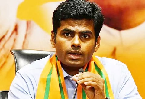 திருவண்ணாமலை கோவில் சிலை சேதம் -அண்ணாமலை கண்டனம்