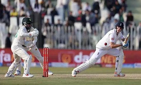 ஒரே ஓவரில் 6 பவுண்டரிகள்... பாக். அணிக்கு எதிரான போட்டியில் ஹாரி புரூக் மிரட்டல்