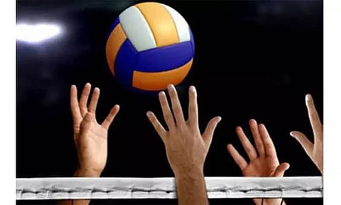 கைப்பந்து லீக் போட்டி: தொடக்க ஆட்டத்தில் பச்சையப்பா அணி வெற்றி