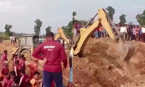 சத்தீஸ்கர்: சுண்ணாம்பு சுரங்கத்தில் மண் சரிந்து விபத்து - 7 பேர் பலி