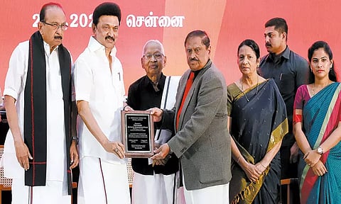 திராவிட இயக்கத்தின் அடிக்கட்டுமானத்தை யாராலும் தொட்டுக்கூட பார்க்க முடியாது - முதல்-அமைச்சர் மு.க.ஸ்டாலின்