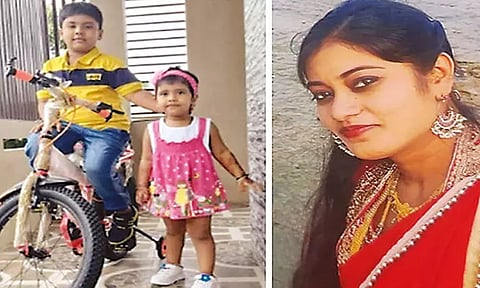 கணவரின் கள்ளத்தொடர்பால் 3 குழந்தைகளை கொன்று பெண் தற்கொலை