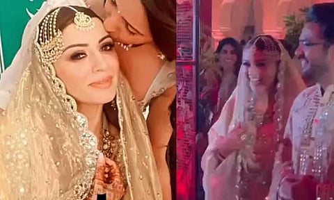 திருமண கோலத்தில் நடிகை ஹன்சிகா..! கோலாகலமாக நடக்கும் நிகழ்ச்சிகள் - வைரல் வீடியோ