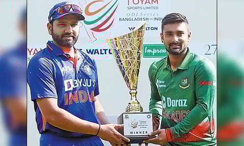 இந்தியா-வங்காளதேசம் மோதும் முதலாவது ஒருநாள் கிரிக்கெட் போட்டி - மிர்புரில் இன்று நடக்கிறது