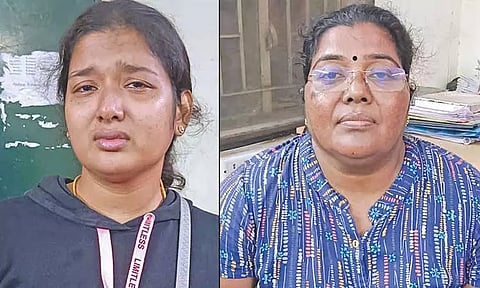 காசோலை கொடுத்து பல லட்சம் கடன் வாங்கி மோசடி: எல்.ஐ.சி.ஏஜெண்ட் மகளுடன் கைது