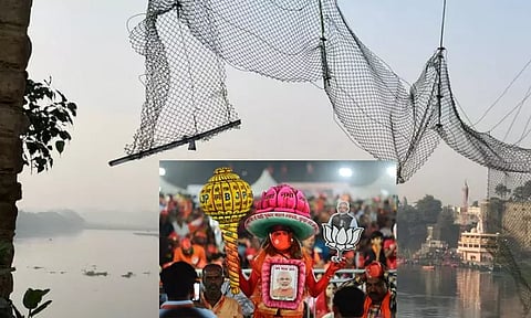 135 பேரை பலியான பால விபத்து நடைபெற்ற மொர்பியில் பாஜக முன்னிலை