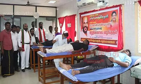 த.ம.மு.க. ரத்ததானம்