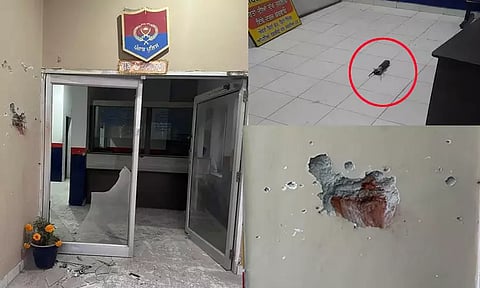 பஞ்சாப் போலீஸ் நிலையம் மீது ராக்கெட் லாஞ்சர் தாக்குதல்