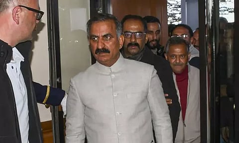 இமாச்சலபிரதேச முதல்-மந்திரியாக சுக்விந்தர் சிங் சுக்கு தேர்வு செய்யப்பட உள்ளதாக தகவல்