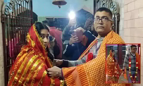 காதலுக்கு வயதில்லை; 20 வயது மாணவியை மணமுடித்த 42 வயது ஆசிரியர்