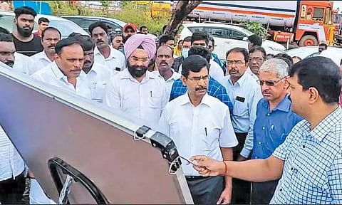 ரூ.78 கோடியில் மழைநீர் கால்வாய்; தலைமை செயலாளர் ஆய்வு