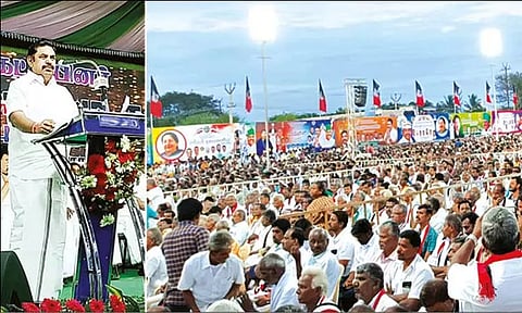 'அ.தி.மு.க. ஆட்சியில் போடப்பட்ட திட்டங்களை முடக்கியதுதான் தி.மு.க. அரசின் சாதனை' எடப்பாடி பழனிசாமி குற்றச்சாட்டு