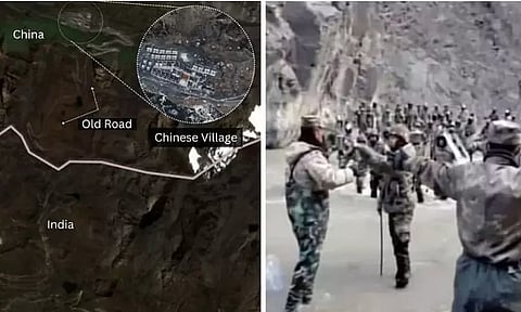 எல்லையில் இந்திய-சீன ராணுவ வீரர்களுக்கு இடையே ஏற்பட்ட மோதல் செயற்கைக்கோள் படம் - வீடியோ