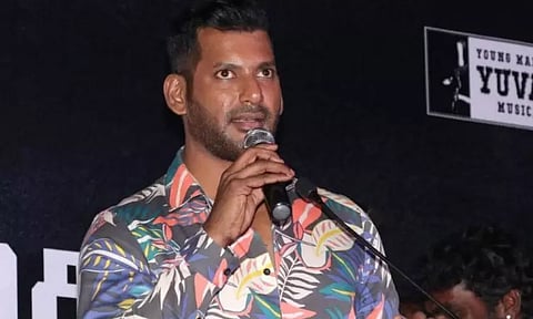 நான் புரட்சித் தளபதி அல்ல...! லத்தி பட டிரைய்லர் விழாவில் விஷால் பரபரப்பு பேச்சு