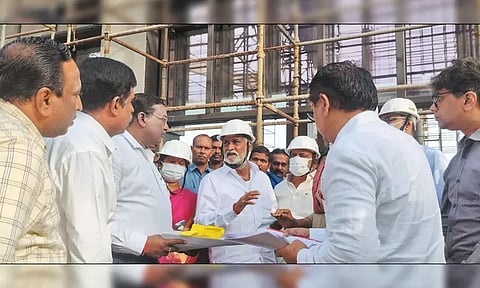 புயலால் பணிகள் பாதிப்பு கிளாம்பாக்கம் புறநகர் பஸ் நிலையம் திறப்பது எப்போது? அமைச்சர் சேகர்பாபு பேட்டி