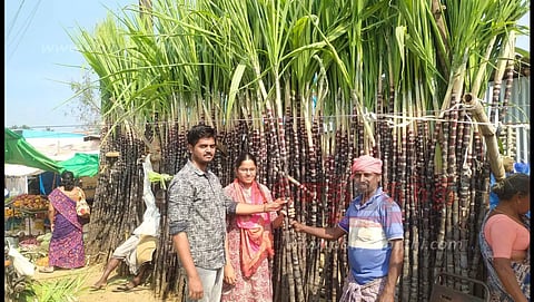 கரும்பு விற்பனை