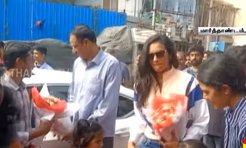 தமிழகத்திற்கு வருவது எப்போதும் மகிழ்ச்சி தருகிறது - பேட்மிண்டன் வீராங்கனை பி.வி.சிந்து நெகிழ்ச்சி