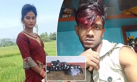 இளம்பெண்ணை கொன்று 50 துண்டுகளாக கூறுபோட்ட கணவர்...!