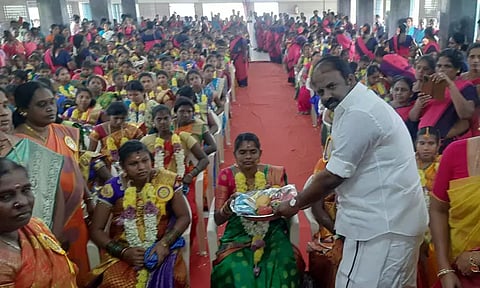 350 கர்ப்பிணிகளுக்கு சமுதாய வளைகாப்பு