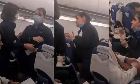 "நான் உன் வேலைக்காரன் அல்ல" இண்டிகோ விமானப் பணிப்பெண்ணுக்கும் பயணிக்கும் இடையே கடும் மோதல்