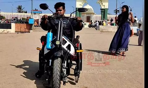 மாற்றுத்திறனாளி விழிப்புணர்வு பிரசார பயணம்